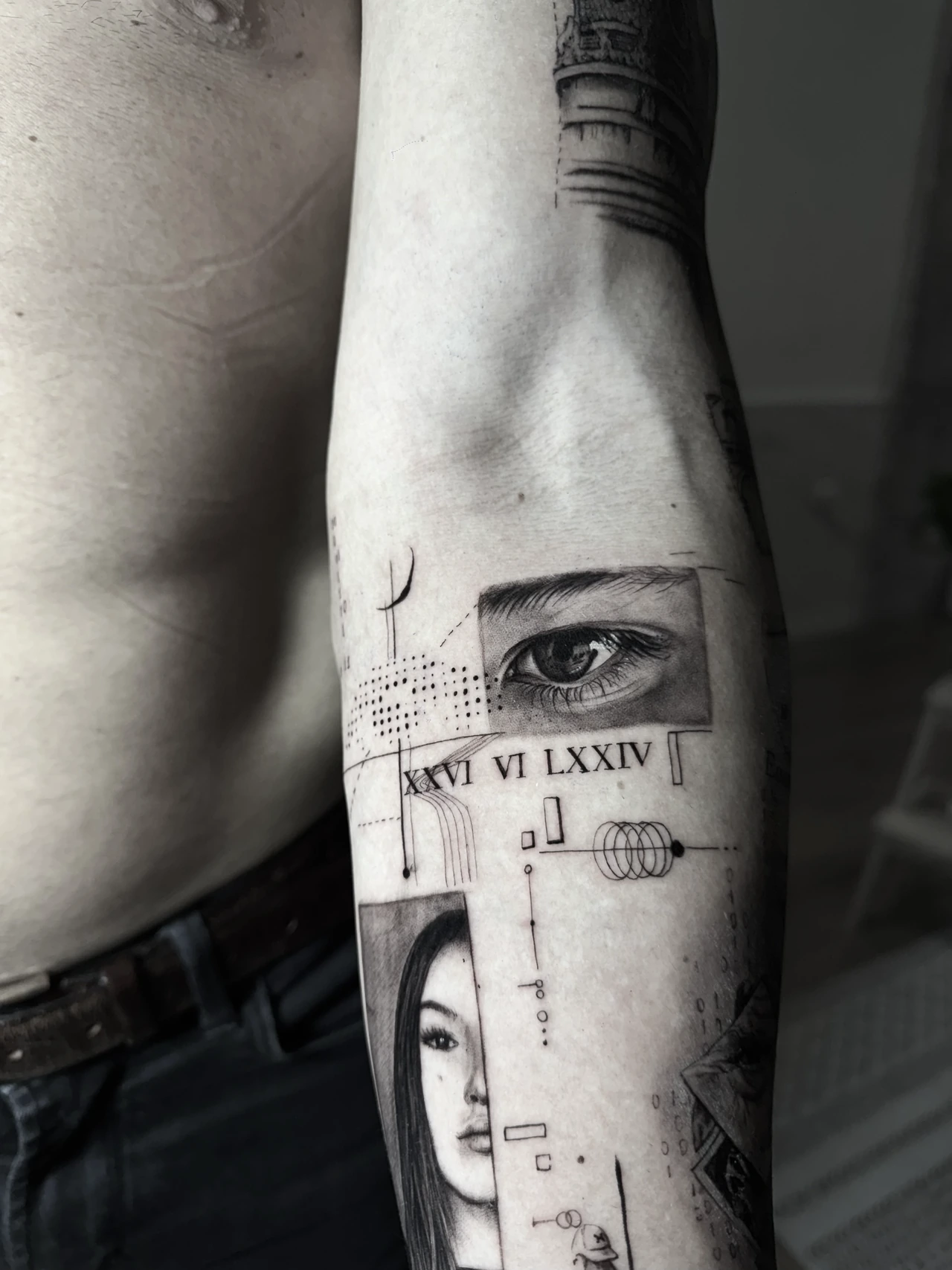 Tatuaje de autor de Guilhermo Gontijo, proyecto 2