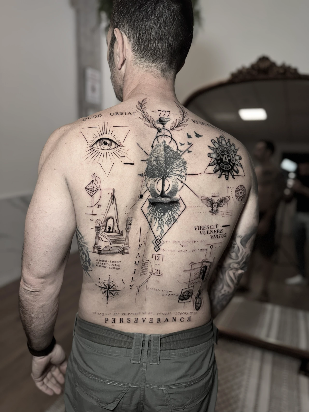 Tatuaje de autor de Guilhermo Gontijo, proyecto 1